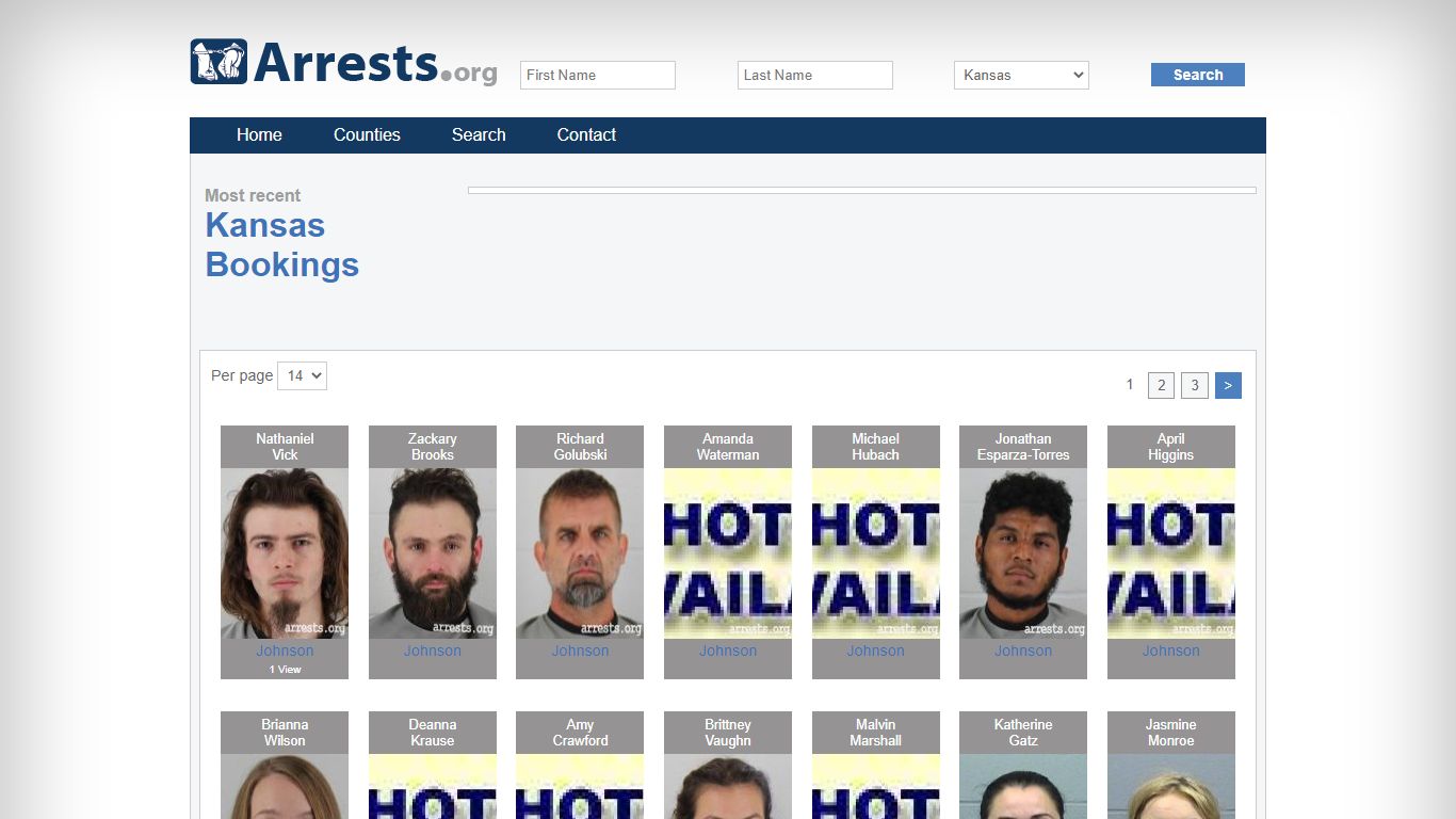 Kansas Arrests and Inmate Search